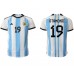Billige Argentina Nicolas Otamendi #19 Hjemmetrøye VM 2022 Kortermet